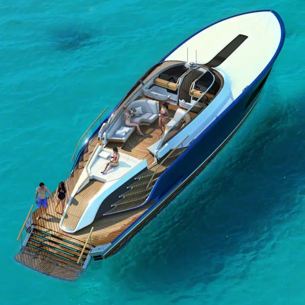 Luxurious Aeroboat S6 Yacht Is Powered by Rolls-Royce Engine
