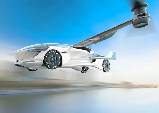 AeroMobil 5.0 VTOL Concept Flying Car - Urban Sharing Vehicle - Flying Taxi