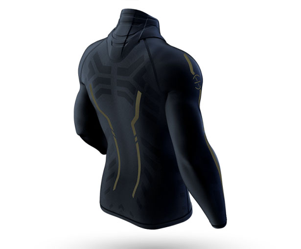 AEXOS HALO Advanced Compression Shirt Reduces Whiplash Injury and Concussion
