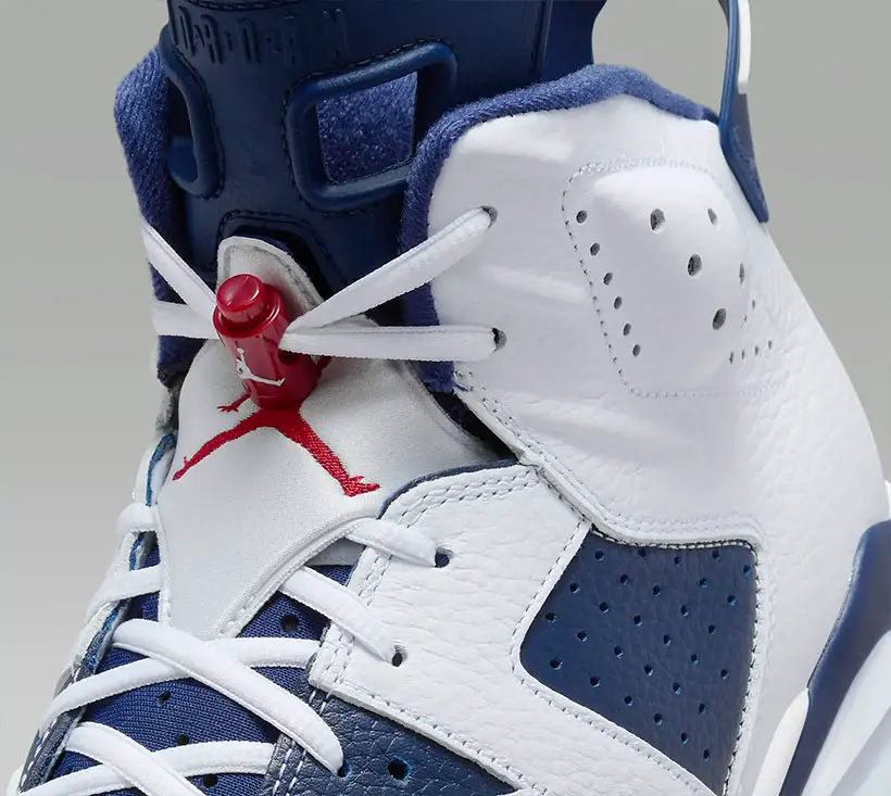Air Jordan 6 Retro 'White and Midnight Navy' Shoes