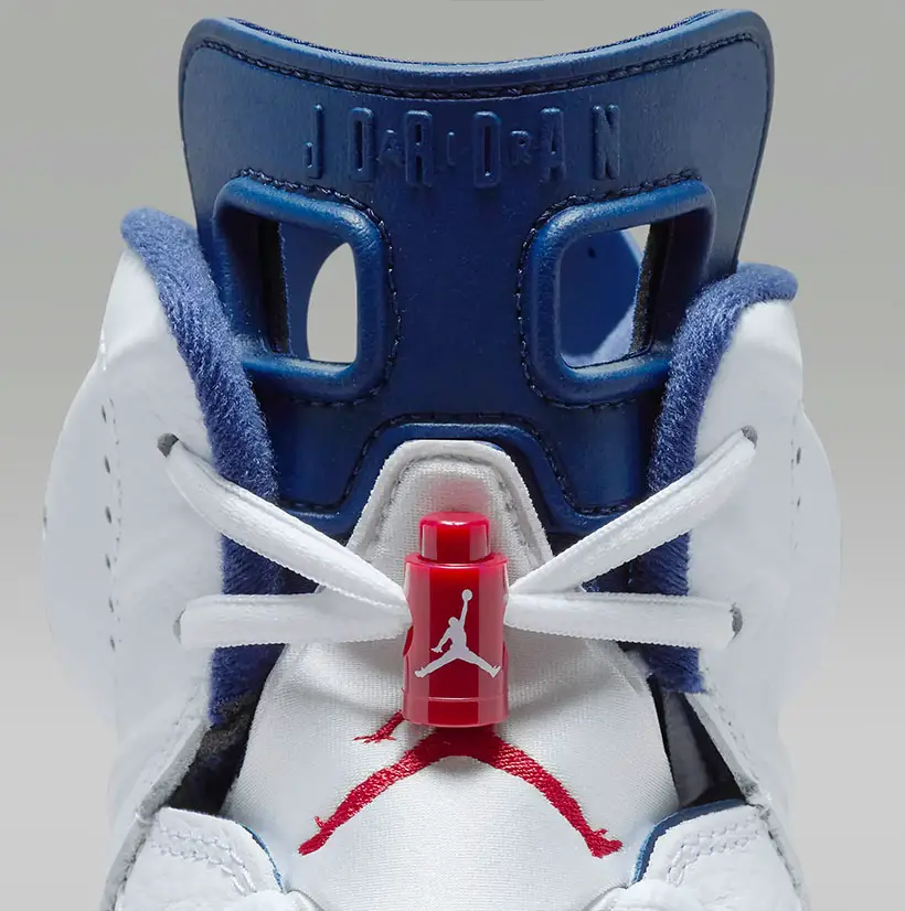 Air Jordan 6 Retro 'White and Midnight Navy' Shoes