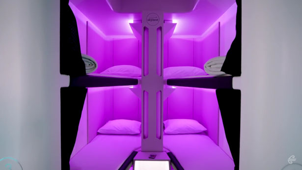 Air New Zealand Unveils Skynest - Sleeping Pods for Economy Class Travelers