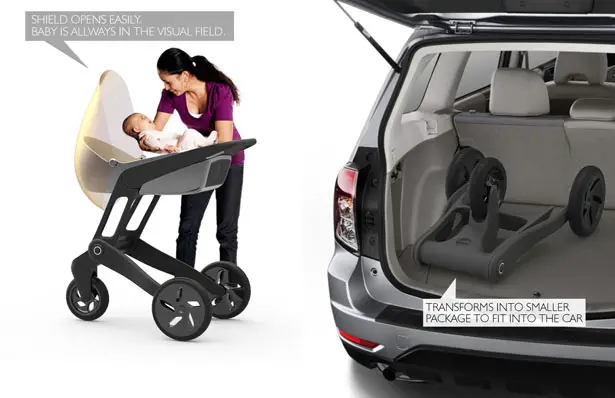 Air Shield – Concept Baby Stroller Protects Your Baby from Polluted Air