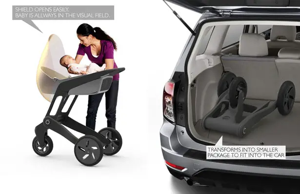 Air Shield Baby Stroller by Dominykas Budinas