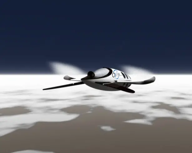 Air XLDron Unmanned Aircraft For Space Tourism by Oscar Vinals