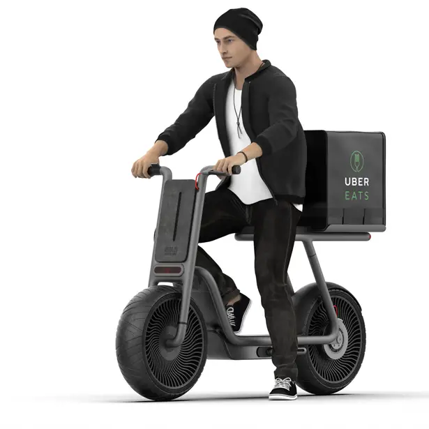 Aira Sustainable Electric Scooter Depollutes The Air While Delivering Food