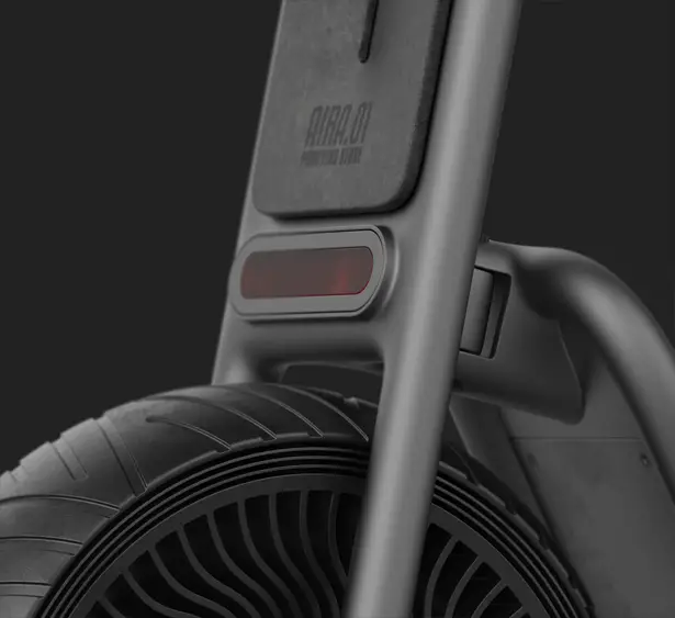 Aira Sustainable Electric Scooter Depollutes The Air While Delivering Food