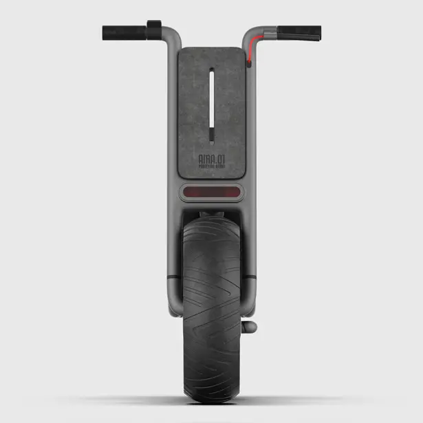 Aira Sustainable Electric Scooter Depollutes The Air While Delivering Food