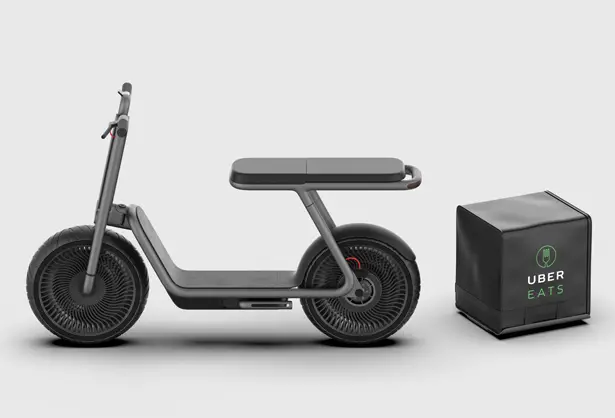 Aira Sustainable Electric Scooter Depollutes The Air While Delivering Food