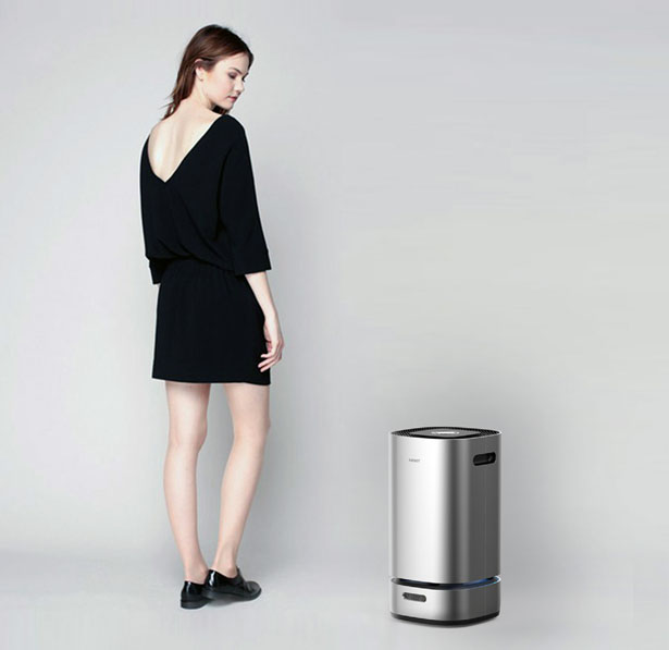 AIRBOT Air Purifier and Vacuum Cleaner in One by Heewong Chai