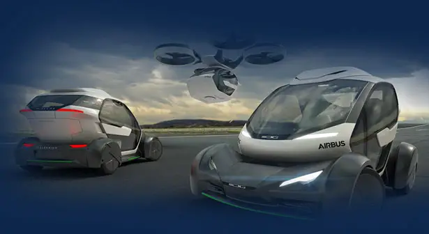 Futuristic Airbus Pop.Up Modular Electric Vehicle Is Designed to Relieve Traffic Congestion