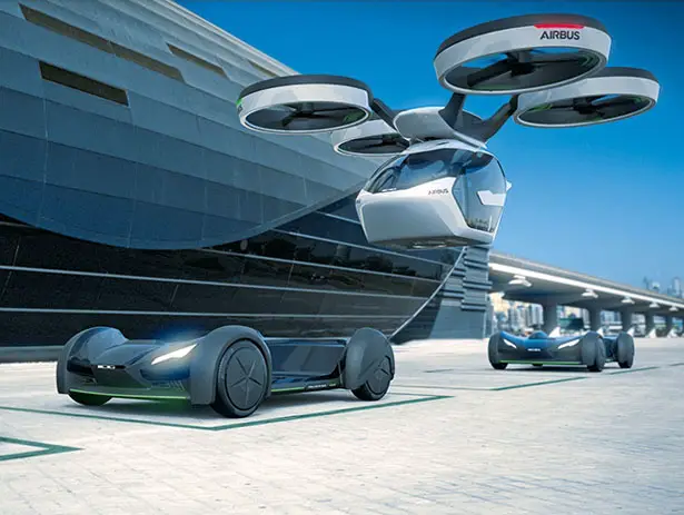 Futuristic Airbus Pop.Up Modular Electric Vehicle Is Designed to Relieve Traffic Congestion