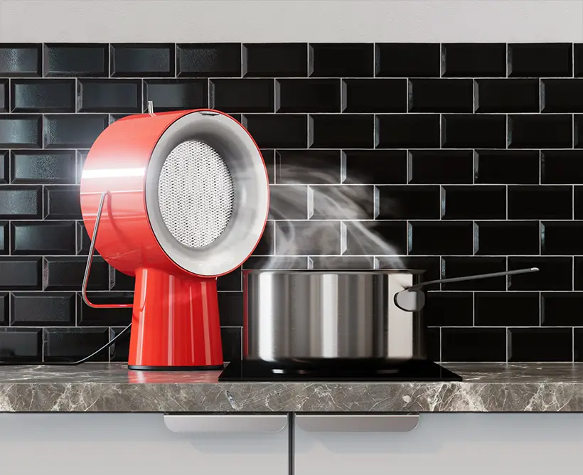 AirHood - Small But Powerful Portable Range Hood to Avoid Grease