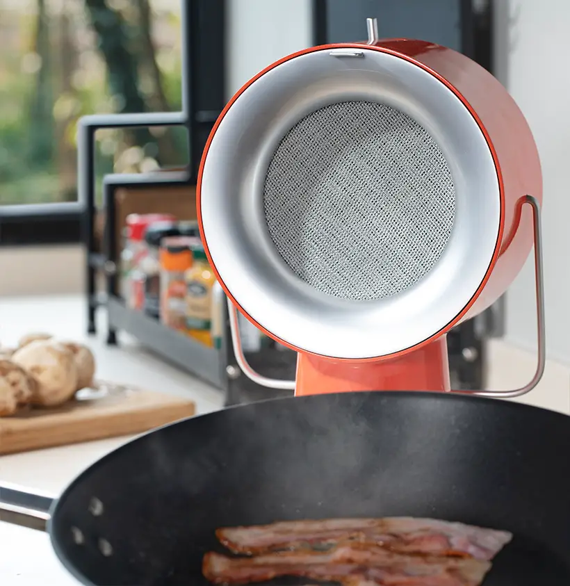 Use The AirHood Wireless To Add A Portable Range Hood To The