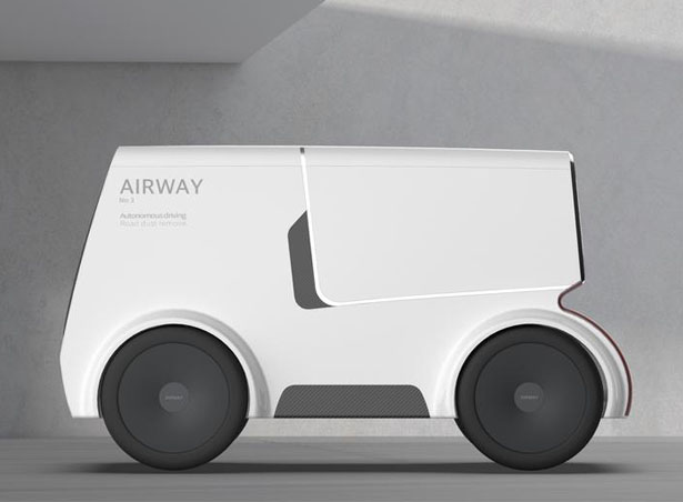 Airway Self-Driving Vehicle That Eliminates Road Micro Dust by Yoo Hyunseok and Hyein Park