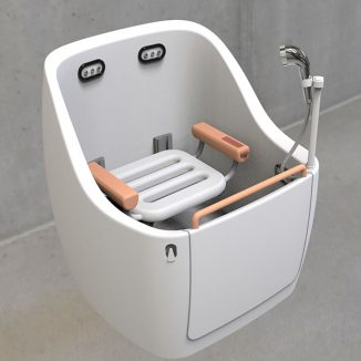 Aiyu Shower Machine Assists Elderly People to Take a Bath Easier