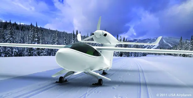 AKOYA Light Amphibious Ski Plane by Lisa Airplanes