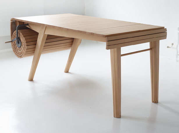 Alfakroll Table by Marcus Voraa