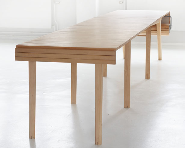 Alfakroll Table by Marcus Voraa