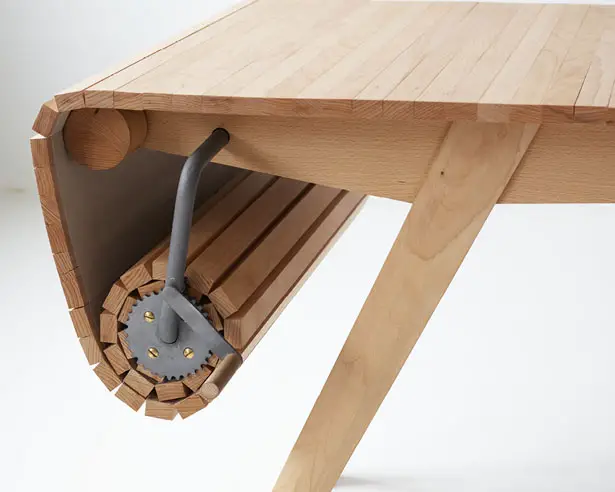 Alfakroll Table by Marcus Voraa