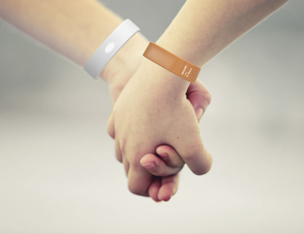 Aliens : A Wearable Wristband and An App Game by Huira Koo and Semina Yi