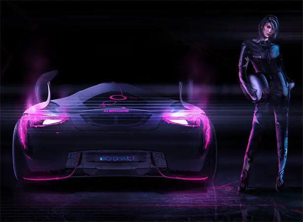 Alienware MK2 Project : A Futuristic Vehicle That Is Grown Rather Than Built