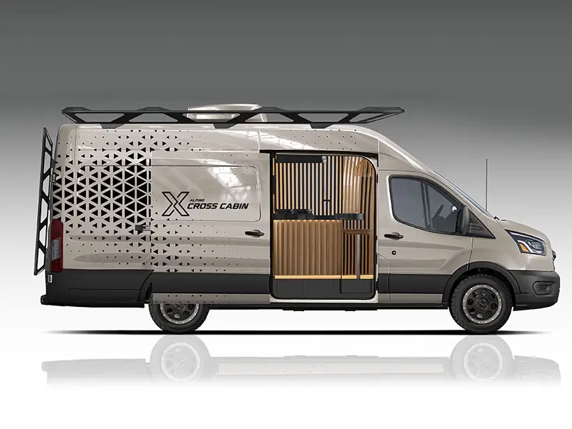 Alpine Cross Cabin Concept Van Features Japanese Aesthetic Interior