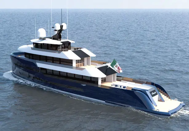 Alvarado Yacht by Antonino Muto, Alberto Franchi, Marco Ferrari, Marco Camotti, and Tommaso Fortuna