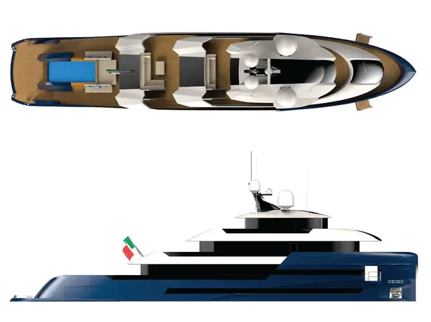 Alvarado Yacht by Antonino Muto, Alberto Franchi, Marco Ferrari, Marco Camotti, and Tommaso Fortuna
