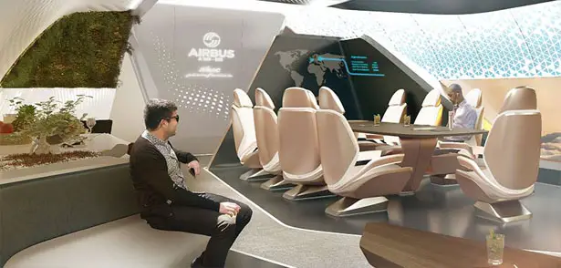 AMAC Aerospace x Pininfarina Cabin Concept for The Airbus Jets 350XWB