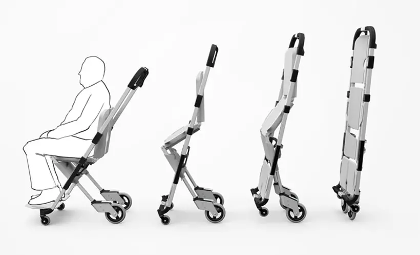 Ambulance Stretcher Design a Wheelchair a Scoop Stretcher and