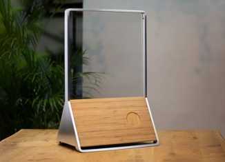 Ammos Crystal Clear Audio Produces Sound by Vibrating A Sheet of Glass