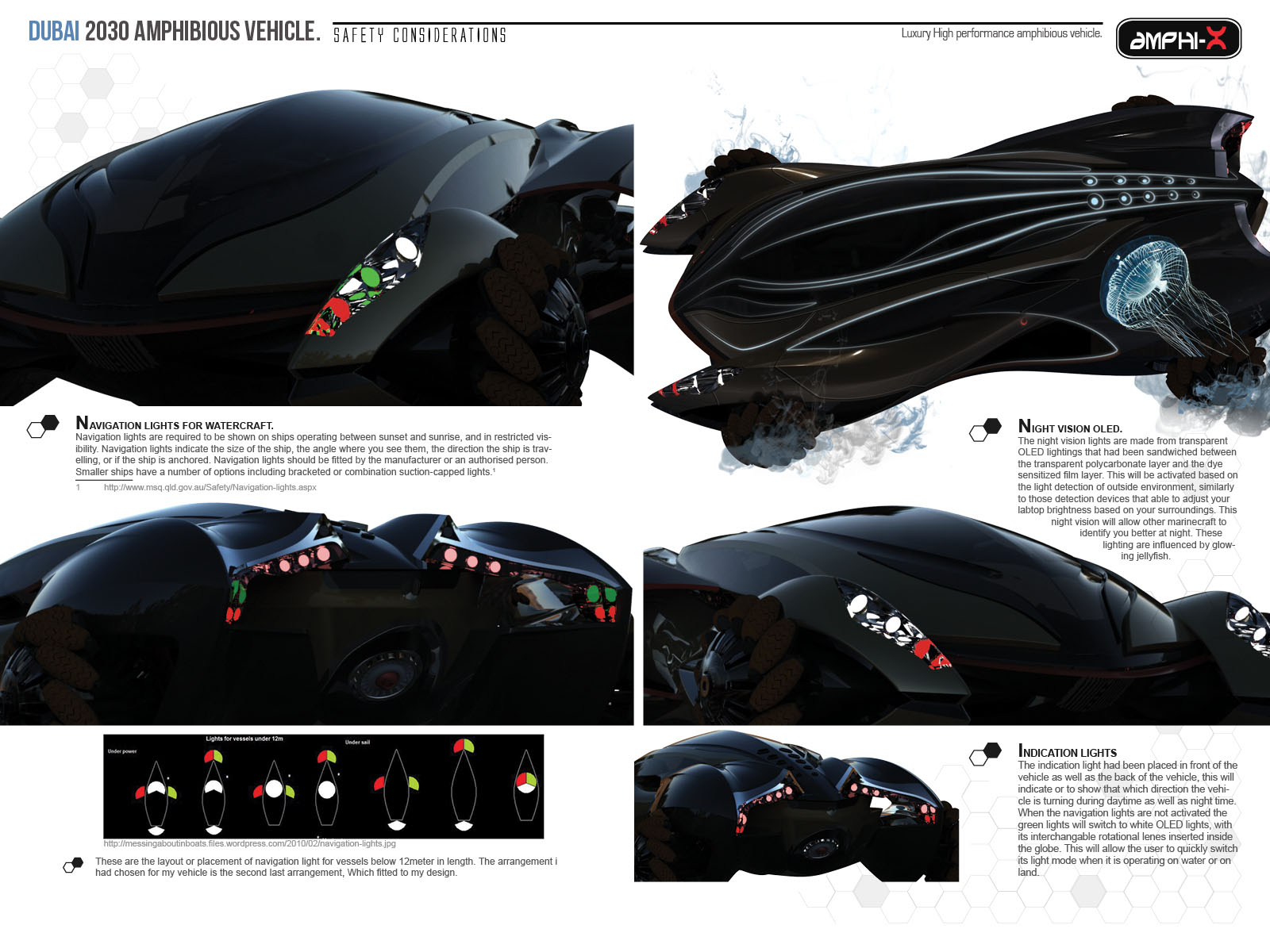 Amphi-X : Amphibious Vehicle for Dubai 2030 by Beichen Nan