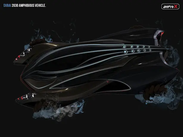 Amphi-X : Amphibious Vehicle for Dubai 2030 by Beichen Nan