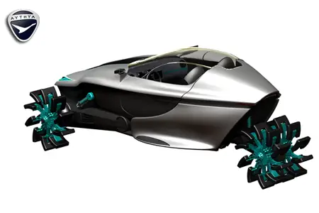 future amphibious hybrid concept vehicle