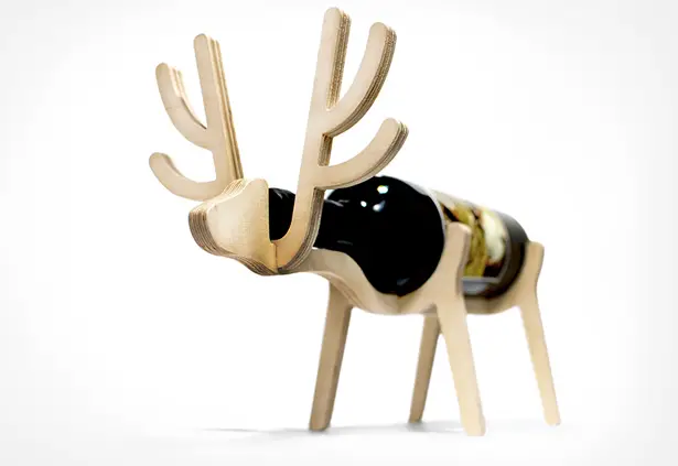 Animal Wine Racks by Conte Bleu