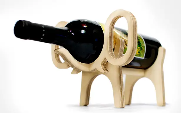 Animal Wine Racks by Conte Bleu