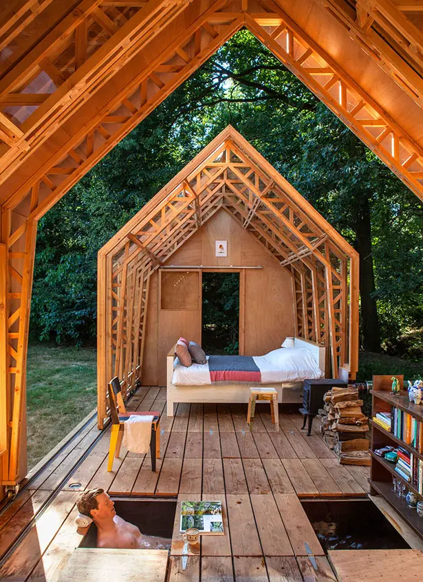 Beautiful Cabin ANNA with Ability to Adapt and Change