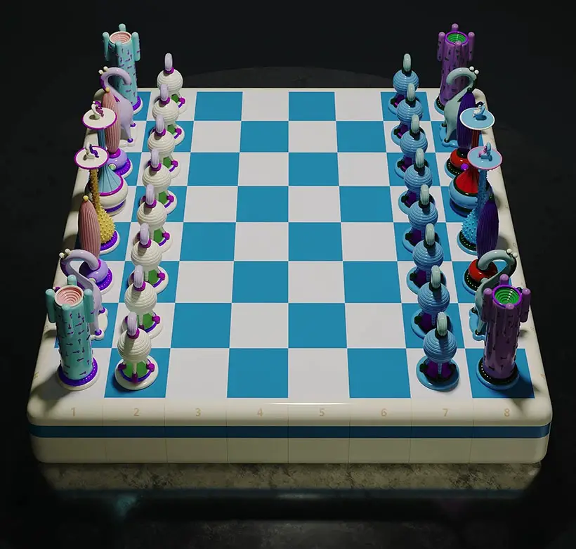 Second Life Marketplace - Chess - Fully Playable Mesh Chess Game (LI=6)