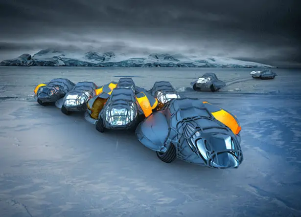 Antarctic Research Unit Concept Vehicle Was Inspired by Huddling Behavior in Emperor Penguins