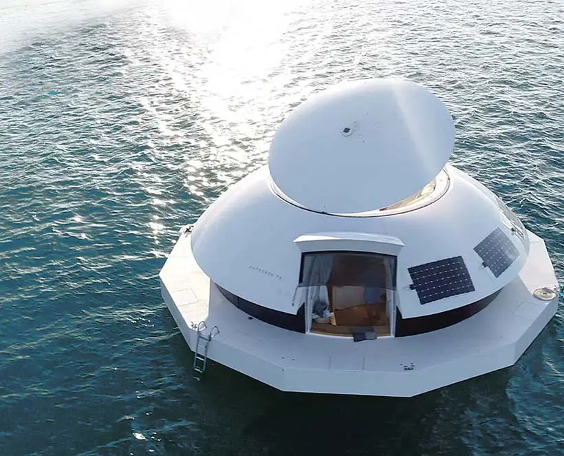 Anthenea Floating Eco Pod to Explore The Sea in Style