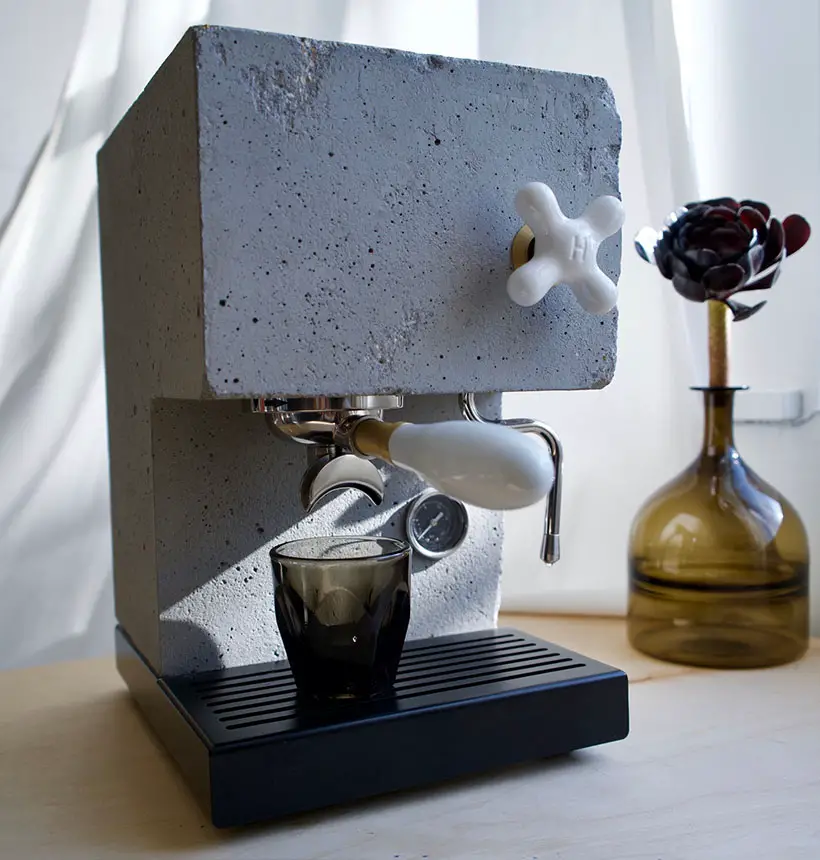 AnZa Concrete Espresso Machine Presents Brutalist Beauty as well as Brutal Brew