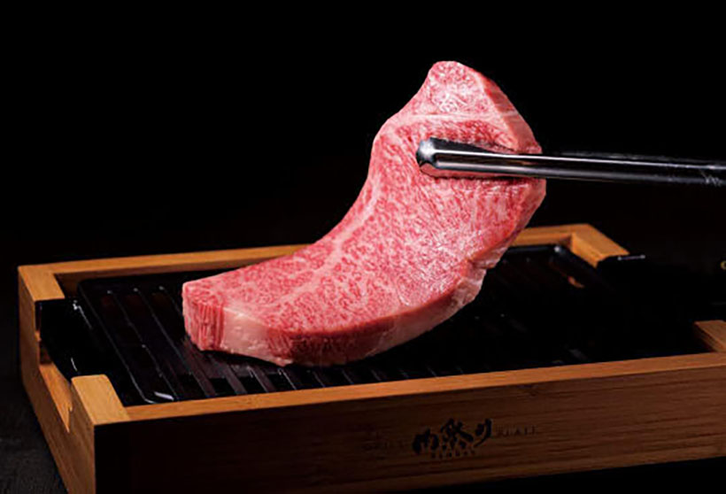 Apix Bamboo Tabletop Meat Grill