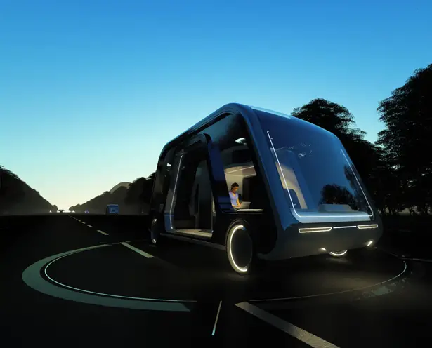 Futuristic Aprilli Autonomous Mobile Hotel