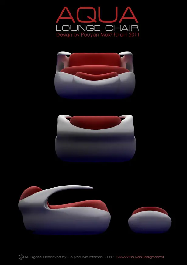 Aqua Lounge Chair by Pouyan Mokhtarani