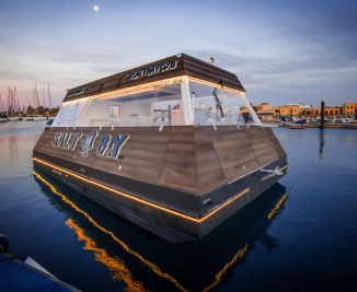 Aqua Pod: World’s First Floating Drive-Thru Kiosk in Dubai