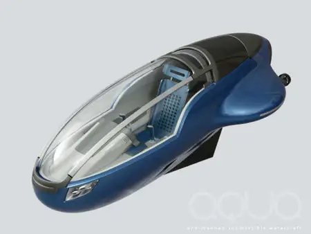 Aqua : Future Submersible Watercraft for Both On and Under The Surface of Water