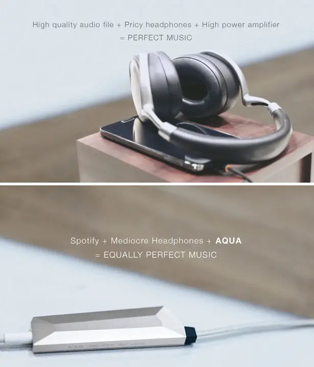 AQUA: World’s Lightest Headphone Amplifier