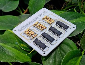 Pentaform Utilizes Aquafade Materials To Create Water-Soluble Electronics