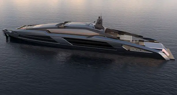 Aqueous 120-meter Superyacht Concept by Facheris Design
